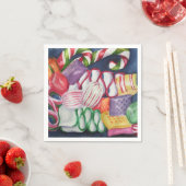Snoep voor kerstmis servetten (Insitu)