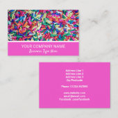 Snoep voor snoepbakken visitekaartje (Voorkant / Achterkant)