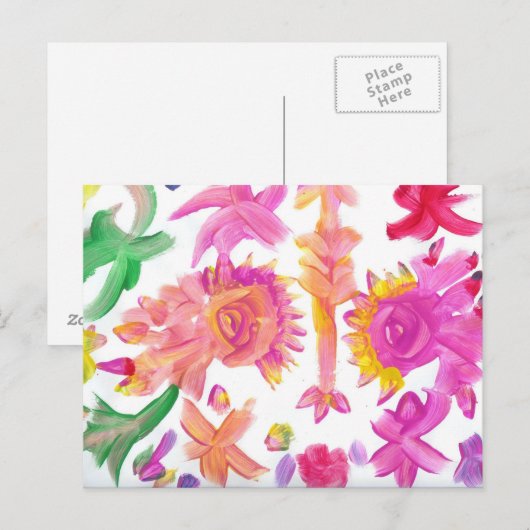 Snoep Waters Autism Artist Briefkaart (Voorkant / Achterkant)