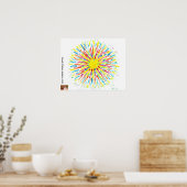 Snoep Waters Autism Artist Painting Poster (Keuken)