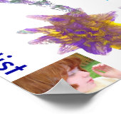 Snoep Waters Autism Artist Painting Poster (Hoek)