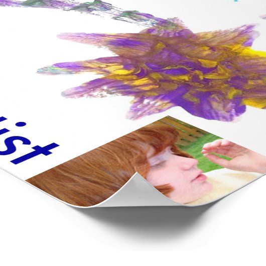 Snoep Waters Autism Artist Painting Poster (Hoek)