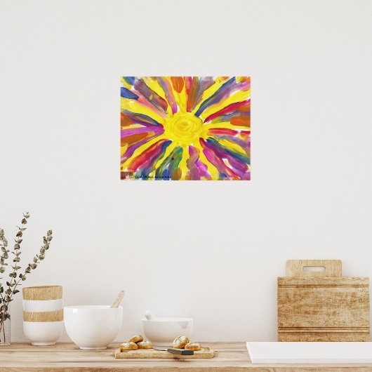 Snoep Waters Autism Artist Painting Poster (Keuken)