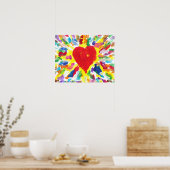 Snoep Waters Autism Artist Painting Poster (Keuken)