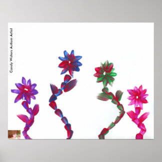 Snoep Waters Autism Artist Painting Poster