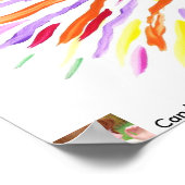 Snoep Waters Autism Artist Painting Poster (Hoek)