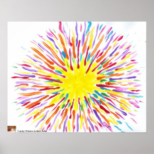 Snoep Waters Autism Artist Painting Poster