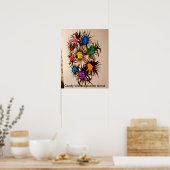 Snoep Waters Autism Artist Poster (Keuken)