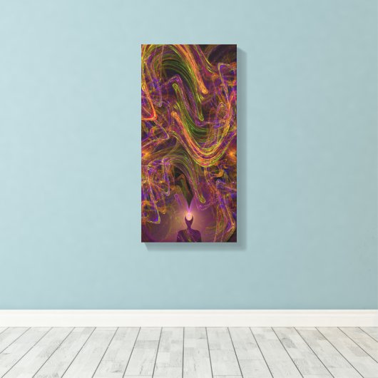 Snoep Waters Autism Artist Stretched Canvas Afdruk (Insitu (Houten vloer))