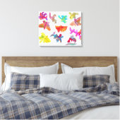 Snoep Waters Autisme Artiest Print op Canvas (Insitu (Slaapkamer))