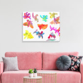 Snoep Waters Autisme Artiest Print op Canvas (Insitu (Woonkamer))