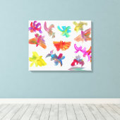 Snoep Waters Autisme Artiest Print op Canvas (Insitu (Houten vloer))
