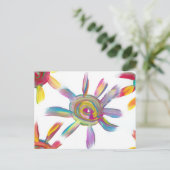 Snoep Waters Autisme Artist Briefkaart (Staand voorkant)