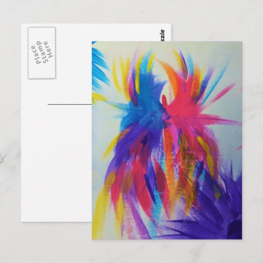 Snoep Waters Autisme Artist Briefkaart (Voorkant / Achterkant)