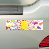 Snoep Waters Autisme Artist Bumpersticker (Op auto)