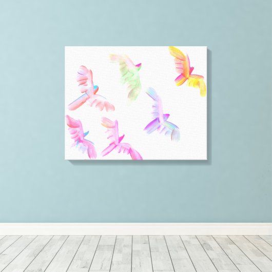Snoep Waters Autisme Artist Canvas Afdruk (Insitu (Houten vloer))