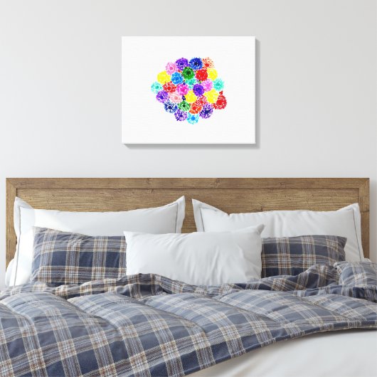 Snoep Waters Autisme Artist Canvas Afdruk (Insitu (Slaapkamer))