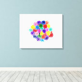 Snoep Waters Autisme Artist Canvas Afdruk (Insitu (Houten vloer))