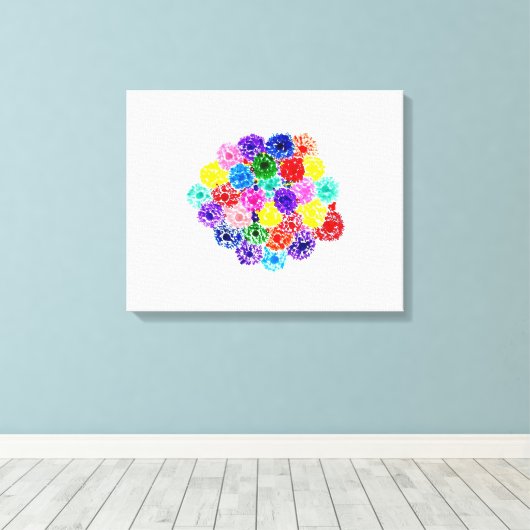 Snoep Waters Autisme Artist Canvas Afdruk (Insitu (Houten vloer))