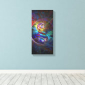 Snoep Waters Autisme Artist Canvas Afdruk (Insitu (Houten vloer))