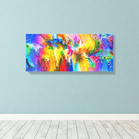 Snoep Waters Autisme Artist Canvas Afdruk (Insitu (Houten vloer))