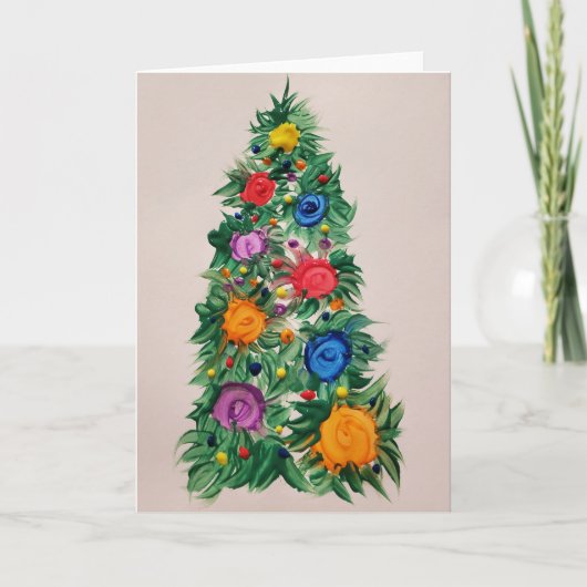 Snoep Waters Autisme Artist Feestdagen Kaart (Voorkant)