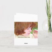 Snoep Waters Autisme Artist Feestdagen Kaart (Achterkant)