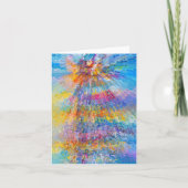 Snoep Waters Autisme Artist Feestdagen Kaart (Voorkant)