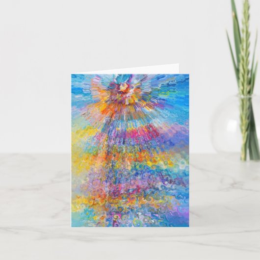 Snoep Waters Autisme Artist Feestdagen Kaart (Voorkant)