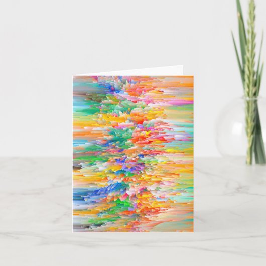 Snoep Waters Autisme Artist Feestdagen Kaart (Voorkant)