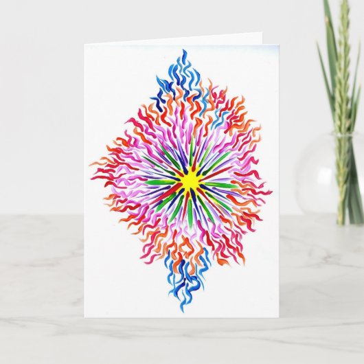 Snoep Waters Autisme Artist Feestdagen Kaart (Voorkant)