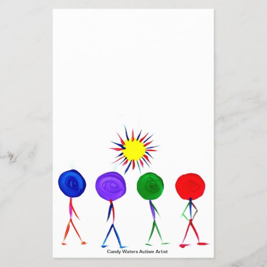 Snoep Waters Autisme Artist Flyer (Voorkant)