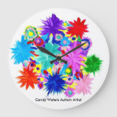 Snoep Waters Autisme Artist Grote Klok (Voorkant)