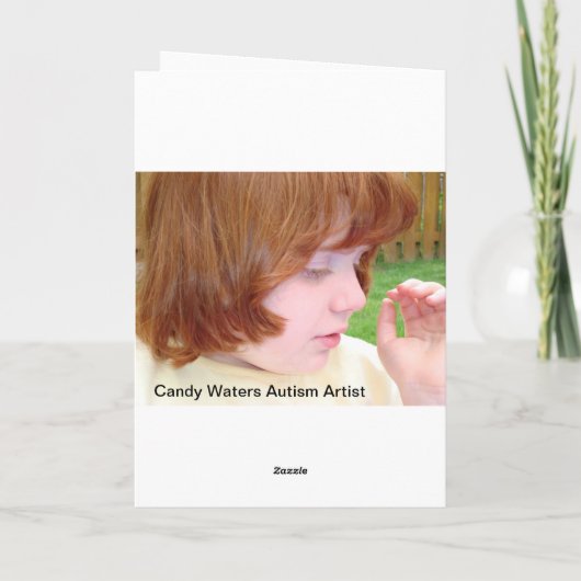 Snoep Waters Autisme Artist Kaart (Achterkant)