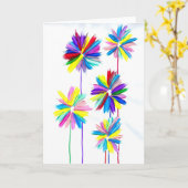 Snoep Waters Autisme Artist Kaart (Gele Bloem)