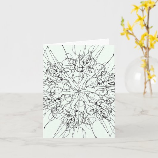 Snoep Waters Autisme Artist Kaart (Gele Bloem)