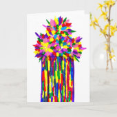 Snoep Waters Autisme Artist Kaart (Gele Bloem)