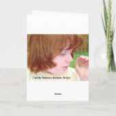 Snoep Waters Autisme Artist Kaart (Achterkant)
