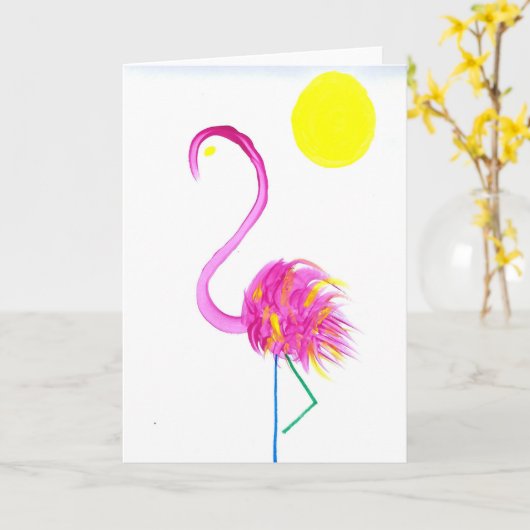 Snoep Waters Autisme Artist Kaart (Gele Bloem)