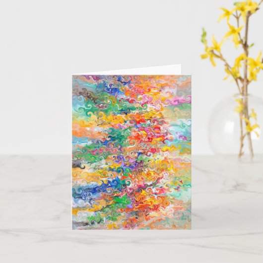 Snoep Waters Autisme Artist Kaart (Gele Bloem)