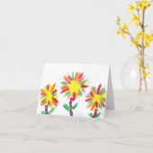 Snoep Waters Autisme Artist Kaart (Gele Bloem)