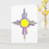 Snoep Waters Autisme Artist Kaart (Gele Bloem)