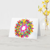 Snoep Waters Autisme Artist Kaart (Gele Bloem)