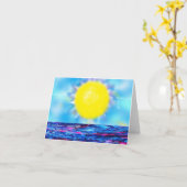 Snoep Waters Autisme Artist Kaart (Gele Bloem)