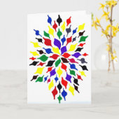 Snoep Waters Autisme Artist Kaart (Gele Bloem)