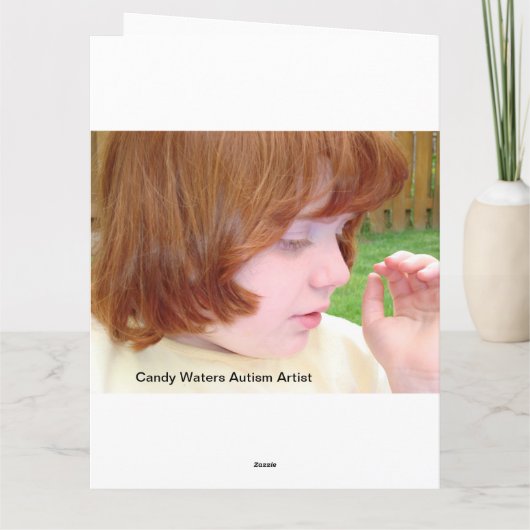 Snoep Waters Autisme Artist Kaart (Achterkant)