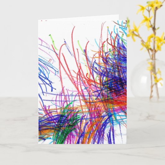 Snoep Waters Autisme Artist Kaart (Gele Bloem)