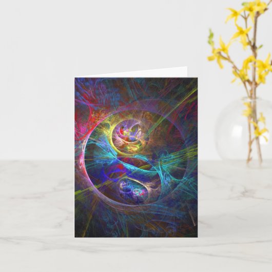 Snoep Waters Autisme Artist Kaart (Gele Bloem)