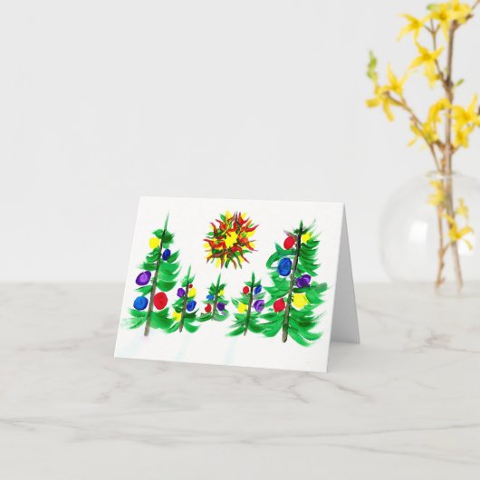 Snoep Waters Autisme Artist Kaart (Gele Bloem)