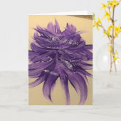 Snoep Waters Autisme Artist Kaart (Gele Bloem)